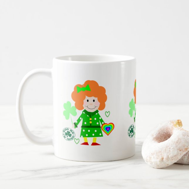 Caneca De Café Saint Patrick's Day Mug (Com Donut)