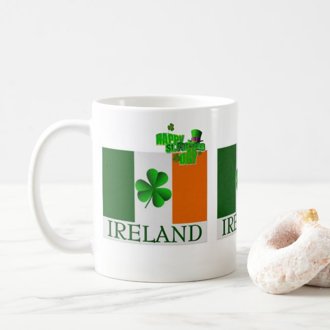 Caneca De Café Saint Patrick's Day Mug (Com Donut)