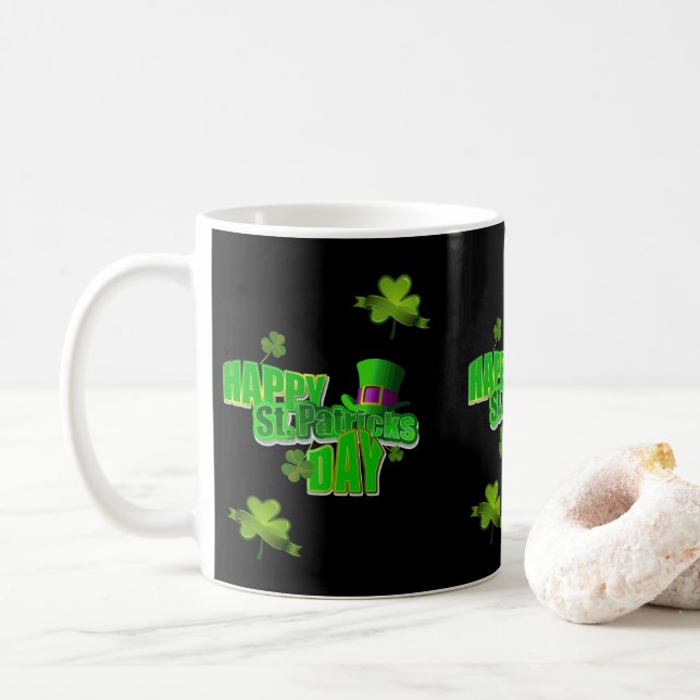 Caneca De Café Saint Patrick's Day Mug (Com Donut)