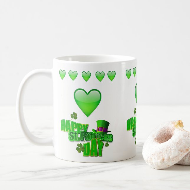 Caneca De Café Saint Patrick's Day Mug (Com Donut)