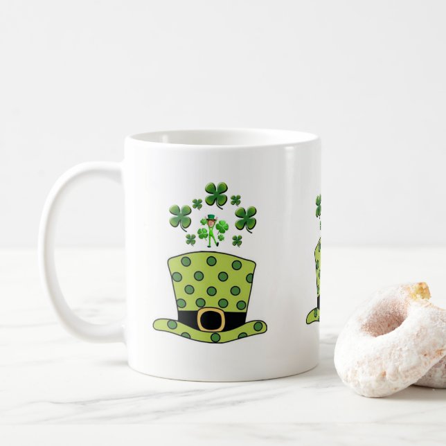Caneca De Café Saint Patrick's Day Mug (Com Donut)