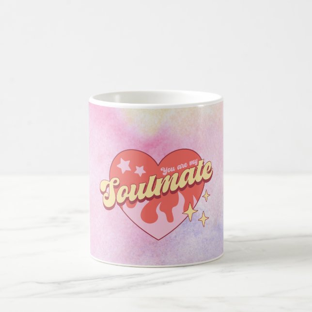 Caneca De Café Saint Valentin - you are my soulmate (Centro)