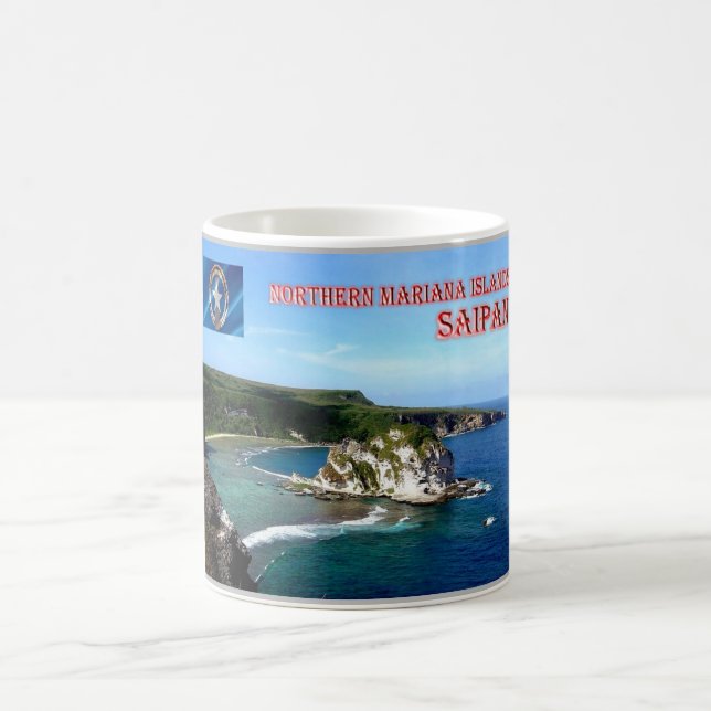 Caneca De Café Saipan - Ilhas Mariana Norte - (Centro)