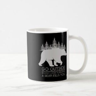 Caneca De Café Sair do pior cenário de caso Um Matar de urso que 