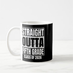 Caneca De Café Saiu direto da quinta série Cl 2026 5ª série Gradu