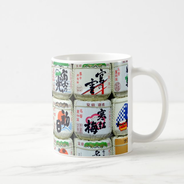 Caneca De Café Sake Casks of Ise Shrine, Japão (Direita)