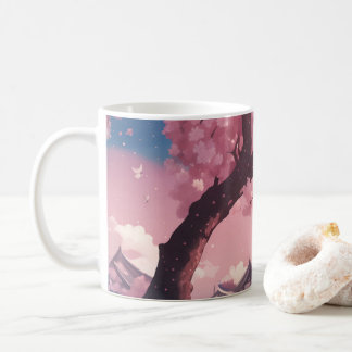 Caneca De Café Sakura anime girl