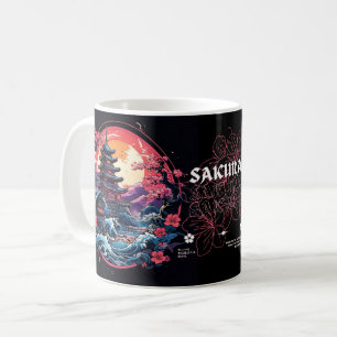 Caneca De Café Sakura Flower Mug
