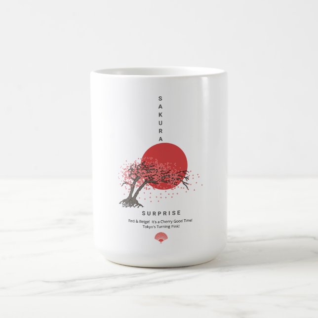 Caneca De Café Sakura Surpresa: Tóquio está se tornando rosa! (Centro)