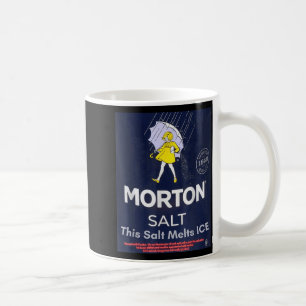 Caneca De Café Sal derrete gelo sal morton menina com guarda-chuv