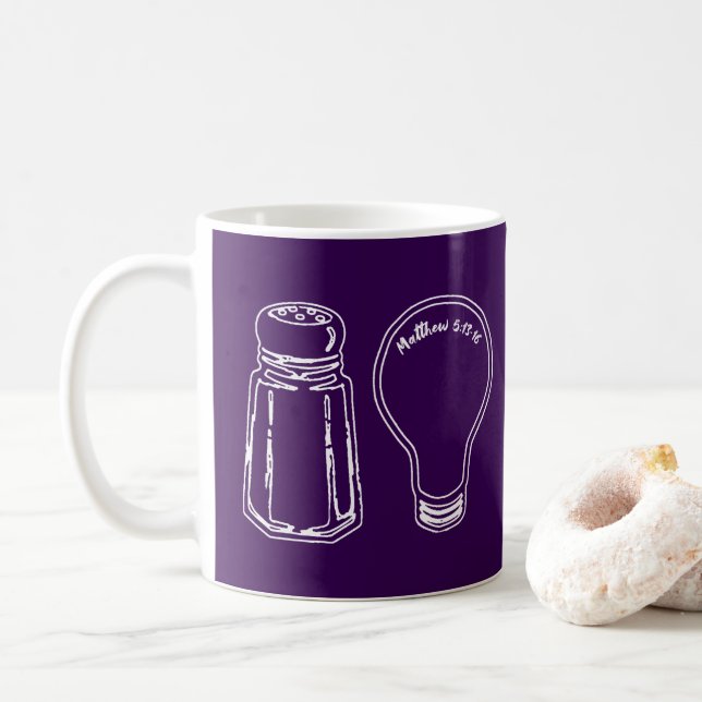 Caneca De Café Sal e Luz (Com Donut)