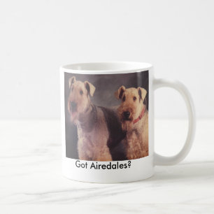 Caneca De Café Sal e Ritz, obtidos Airedales?