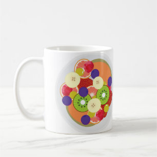 Caneca De Café Salada de Frutas