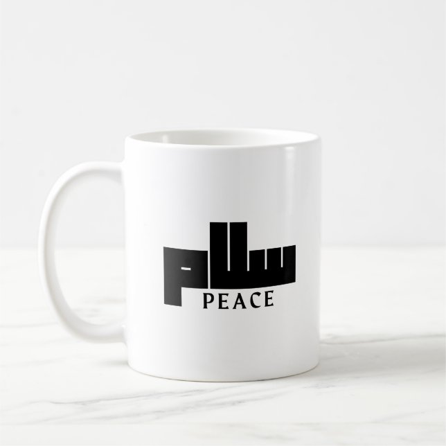 Caneca De Café Salam Paz Caligrafia Árabe (Esquerda)