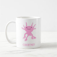 Salamandra Cor-de-Rosa Axolotl Cugado Personalizad