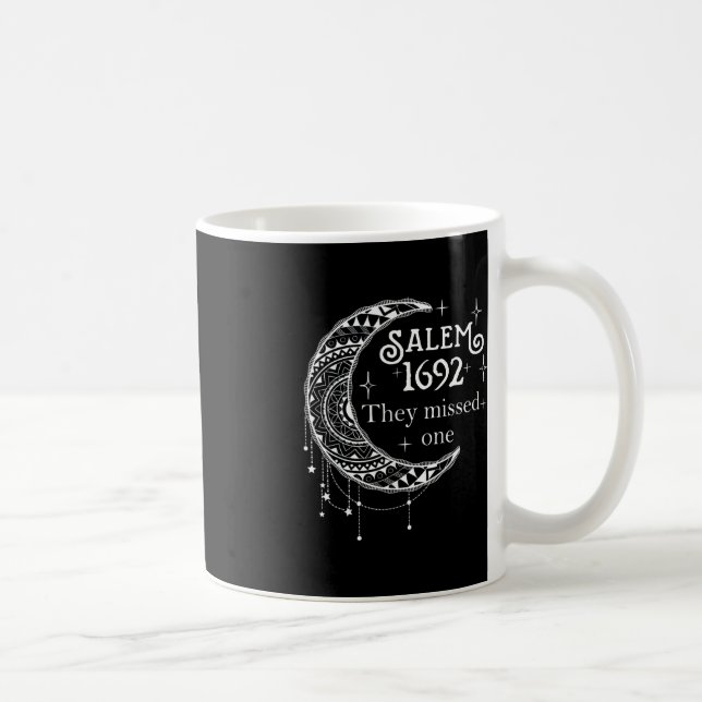Caneca De Café Salem 1692 Perderam Um - Salem Witch 1692 Hall (Direita)