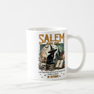 Caneca De Café Salem Book Fair Funny Bookish Halloween Spooky Rea