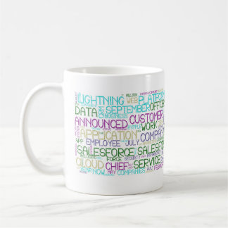 Caneca De Café Salesforce Word Cloud Classic Mug