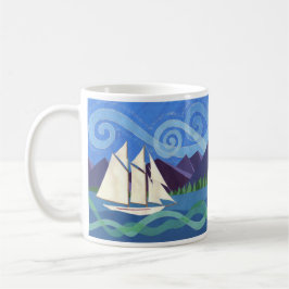 Caneca De Café Salish Sea Schooner