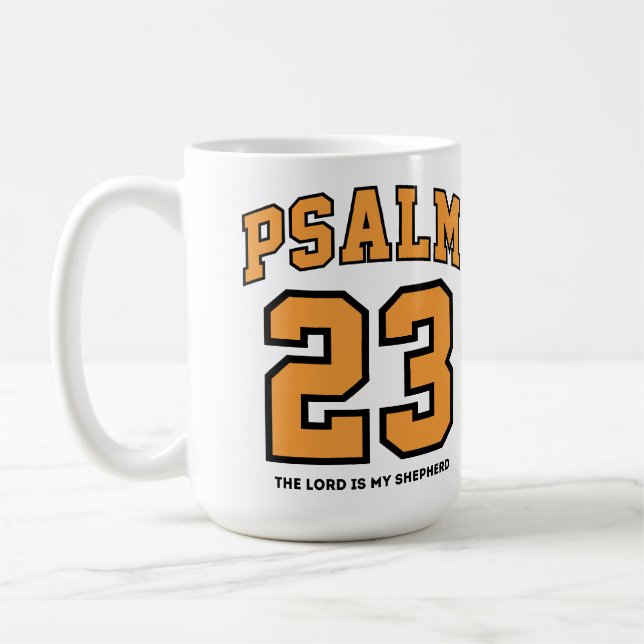 Caneca De Café Salm 23 Varsity Sports Dourado Black Christian (Esquerda)