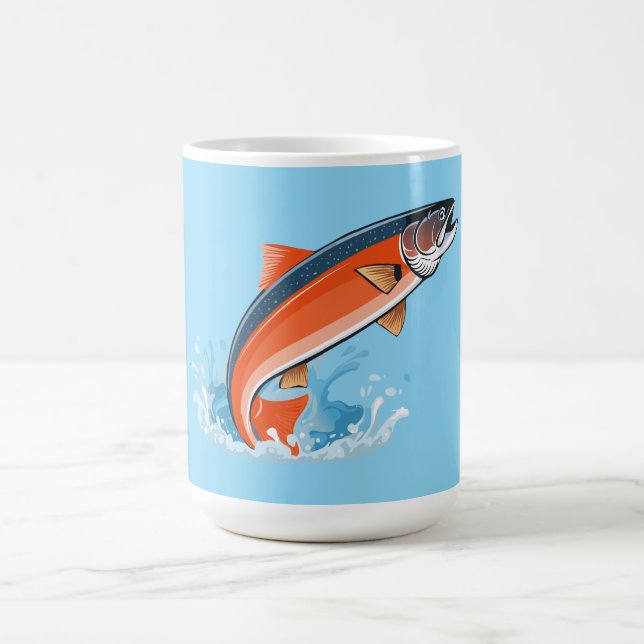 Caneca De Café Salmão (Centro)