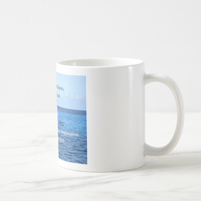 Caneca De Café Salmo 103:12 (Direita)