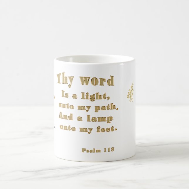 Caneca De Café Salmo 119 (Centro)