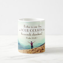 Salmo 84:10 Melhor é Um dia na Bíblia dos Tribunai