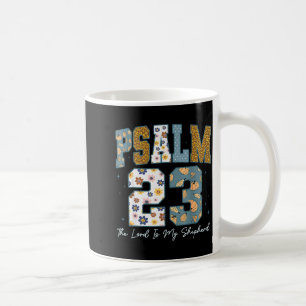 Caneca De Café Salmo Cristão 23 Retro O Senhor é Meu Pastor B