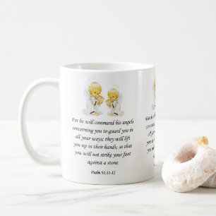 Caneca De Café Salmo de Jesus Mug 91:11-12