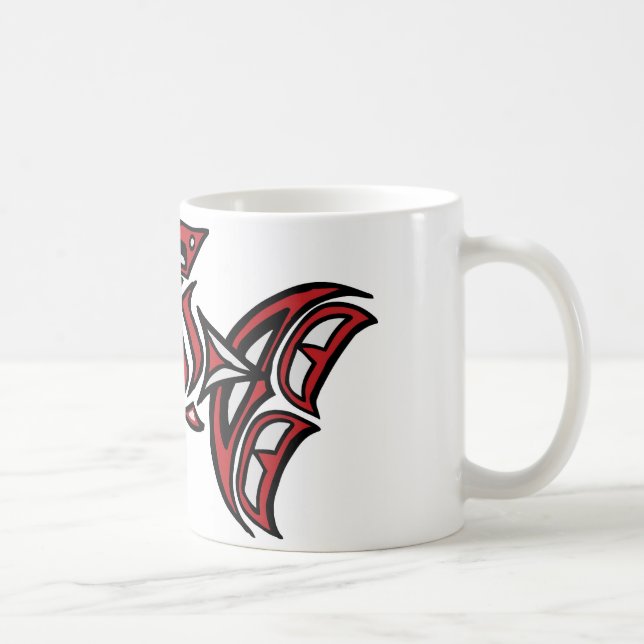 Caneca De Café Salmões do Haida (Direita)