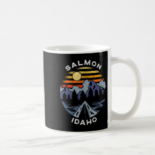 Caneca De Café Salmon Idaho Montanhas Férias Acampamento Lembranç
