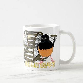 Caneca De Café Salmos — Shama Branca Rumada