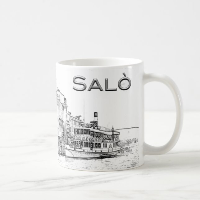Caneca De Café Salò - Itália - (Direita)