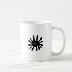 Caneca De Café Salpico de Tinta Preta com Raiva