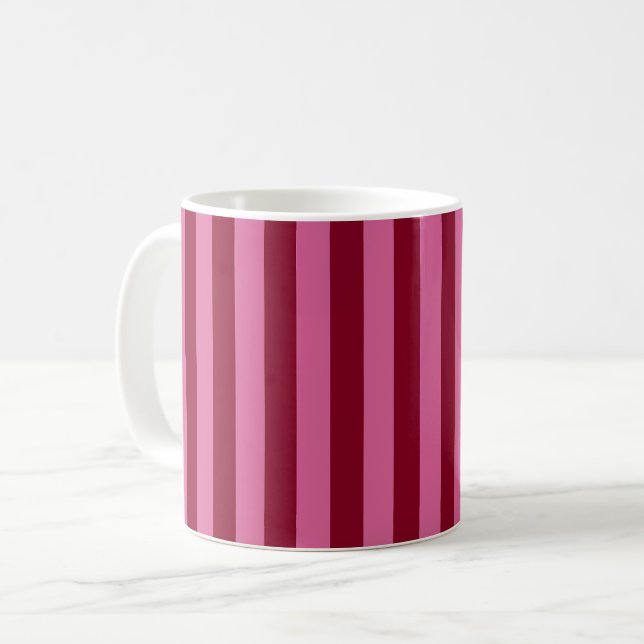 Caneca De Café Salsa Flamingo Faixa Rosa (Frente Esquerda)