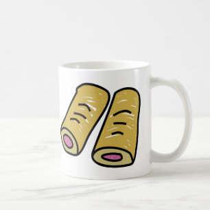 Caneca De Café Salsicha Rolls