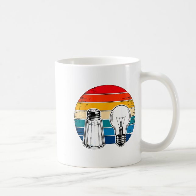 Caneca De Café Salt And Light Retro Christian  (Direita)