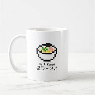 Caneca De Café Salt Ramen Retro Pixel Art