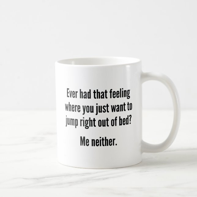 Caneca De Café Saltar da Cama (Direita)