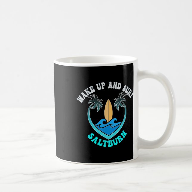 Caneca De Café Saltburn, acorde e surfe (Direita)