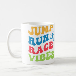 Caneca De Café Salto de Corrida Vibes Bolha Correndo