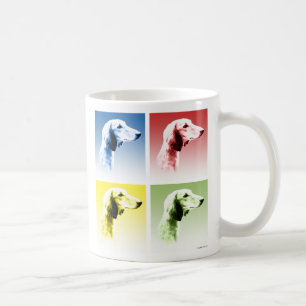Caneca De Café Saluki Pop Art