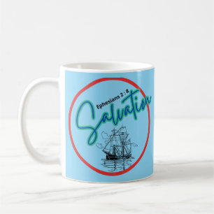 Caneca De Café Salvação ( Ephesianos 2:8 ) Mug&Cup