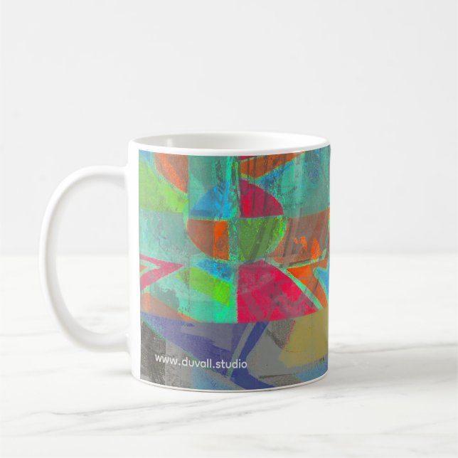 Caneca De Café salvage abstract coffee mug (Esquerda)