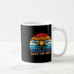 Caneca De Café Salvamento Das Abelhas Retroativas Alterações Clim