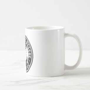 Caneca De Café Salvamento de sorriso do cão