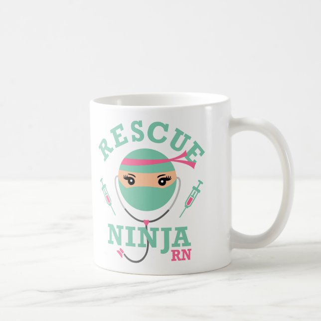 Caneca De Café Salvamento Ninja RN (Direita)