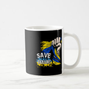 Caneca De Café Salvar a Ucrânia Nós Apoiamos a Ucrânia Apoie a Uc