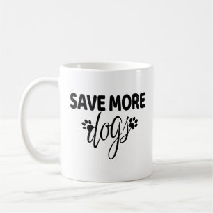 Caneca De Café Salvar mais cães
